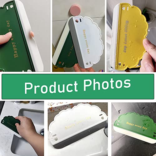 3-Pack Cloud Shower Squeegee - Soft Silicone Glass Cleaning Scraper Tool
