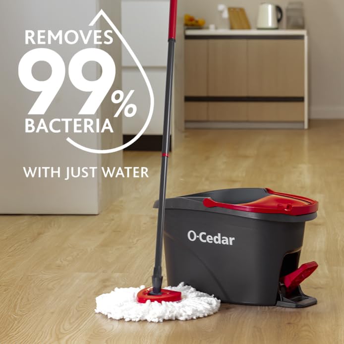 O-Cedar EasyWring Spin Mop Head Replacement, 60 Count - Microfiber Refills
