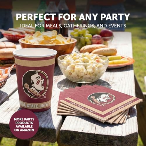 Florida State University FSU Seminoles 20-Count Disposable Napkins