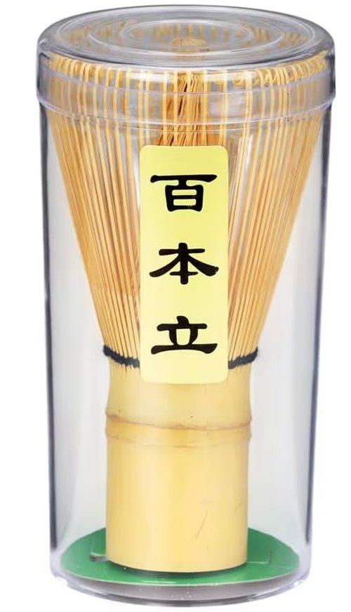 BlendWell 100 Prong Bamboo Matcha Whisk, Traditional Chasen for Smooth and Frothy Matcha Tea, Handcrafted Bamboo Matcha Tool