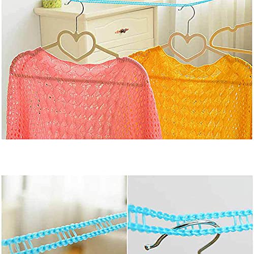 ALINNA Windproof Nylon Clothesline - 3 Pack, Adjustable & Portable for Indoor/Outdoor Use