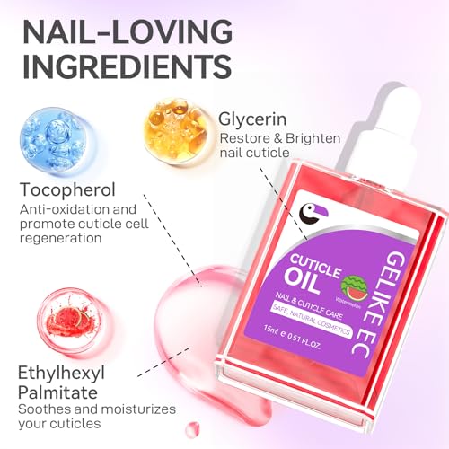 Gelike EC Cuticle Cream & Nail Treatment Balm 20g - Moisturizing Repair