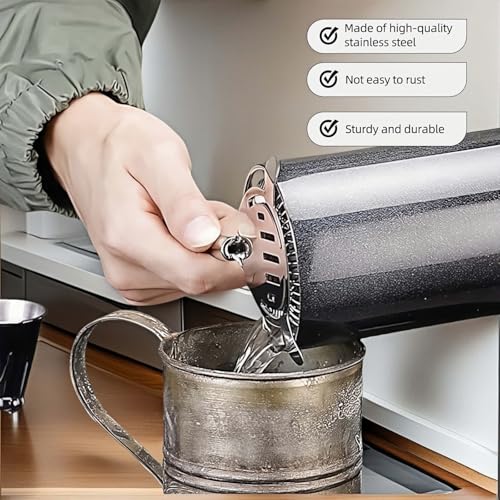 Professional Cocktail Strainer - 304 Stainless Steel, Leak-Proof & Dishwasher Safe