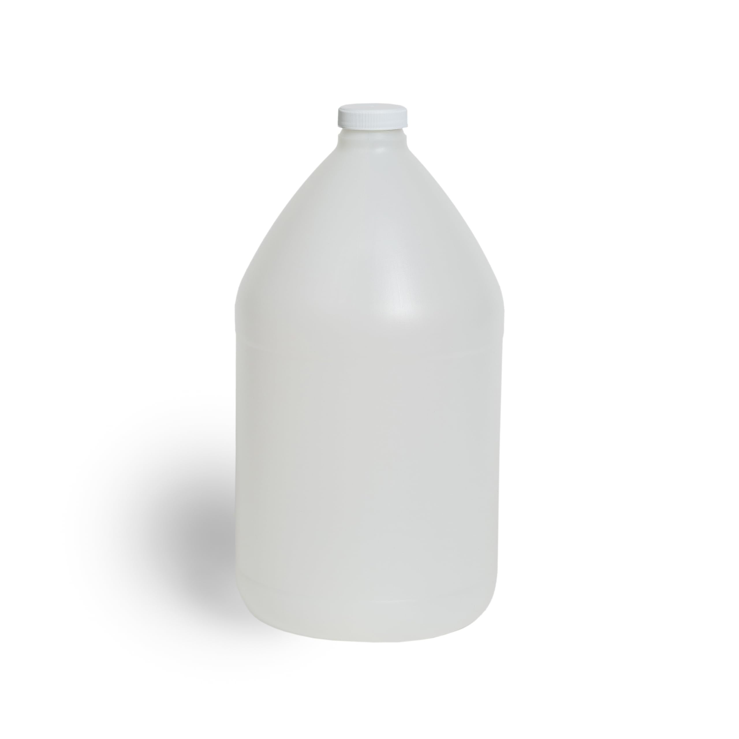 FastRack 4-Pack 1 Gallon Water Bottle Plastic Jug Container with Lid | White Food Grade Gallon Water Jug, BPA-Free, Leak-Proof Pitcher With Lid Fermentation, Brewing, Storage & More
