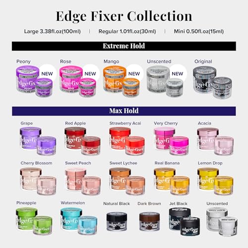 Red by Kiss Edge Fixer 24-Hour Maximum Hold Edge Wax Gel with Biotin B7