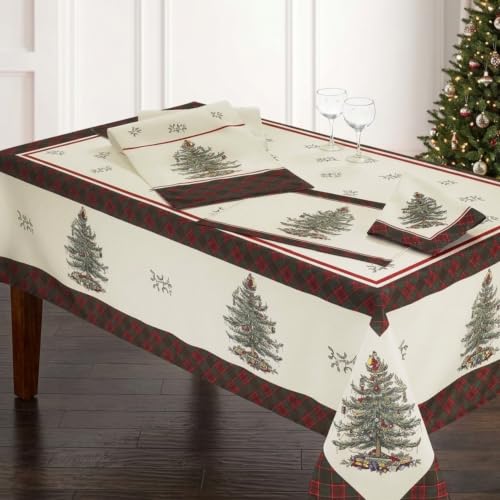 Spode Rectangular Tablecloth 70 x 52 Inches Holiday Festive Dining
