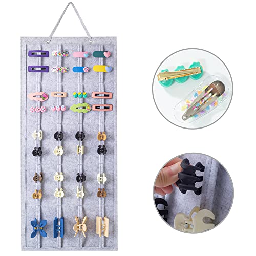 SMUK Large Hair Claw Clip Organizer - Wall Hanging Storage for Clips