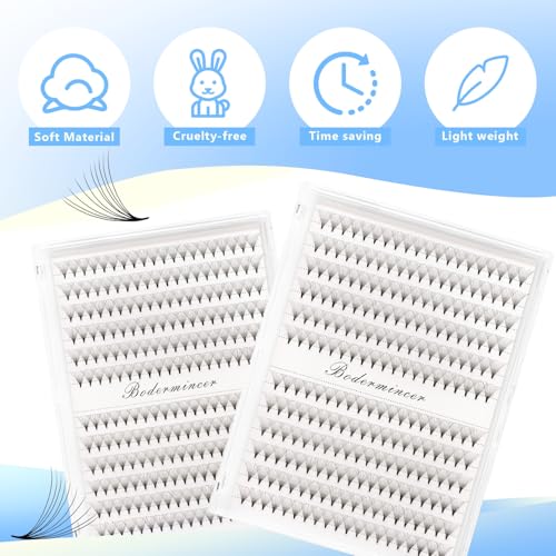 Dedila 10D Premade Volume Eyelash Extensions D Curl 0.07mm 18mm