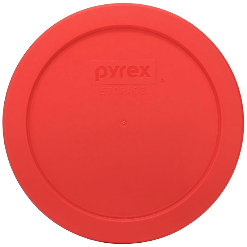 Pyrex 7201-PC Red Food Storage Lids 4-Cup, 6-Pack - Made in USA