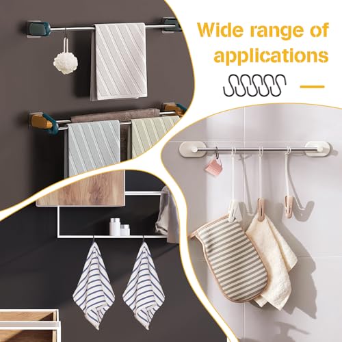 Zelphvt 60-Piece 1-Inch Small Metal S Hooks for Hanging and Organizing