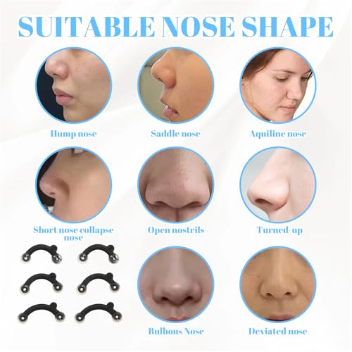 9-Piece Nose Shaper and Nasal Dilator Set with Storage Box