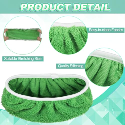Nuogo 8-Pack Mop Pads for Swiffer Mops - Reusable Wet & Dry Cleaning