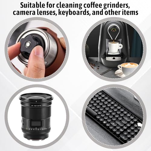Coffee Grinder Cleaning Brush Set with Air Duster - Barista Tools