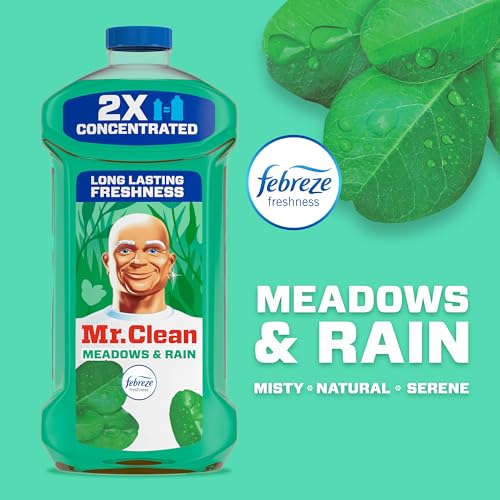 Mr. Clean 2X Concentrated All-Purpose Cleaner - Meadows & Rain, 41oz