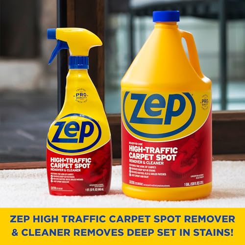 Zep High Traffic Carpet Cleaner - 1 Gallon, Deep Stain Remover