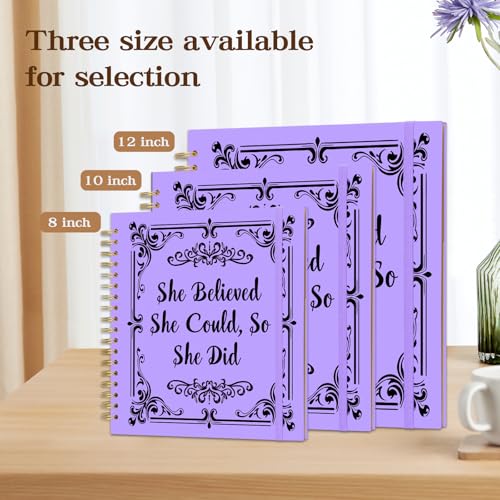 8x8 Inch DIY Scrapbook Photo Album with Kraft Pages - 60 Blank Pages
