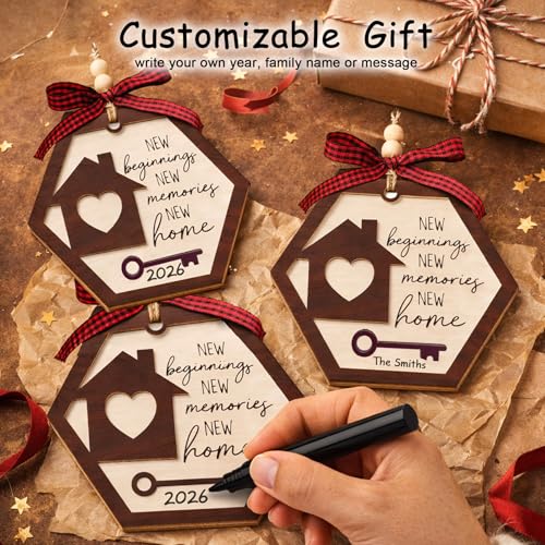Customizable Wooden Housewarming Gift - New Beginnings Sign
