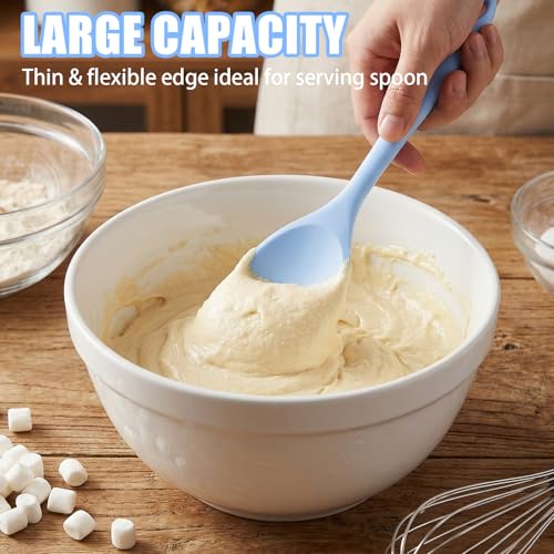 Heat Resistant Silicone Spoon Spatula - 600°F Non-Stick Kitchen Utensil