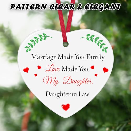 Ceramic Christmas Ornament for Future Daughter-in-Law Gift