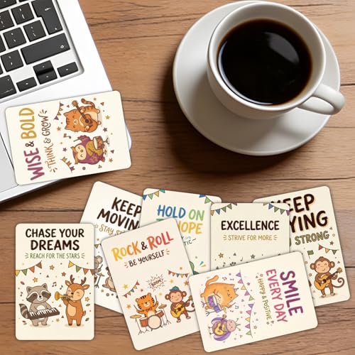 18 Cute Animal Motivational Cards for Kids - Classroom Rewards