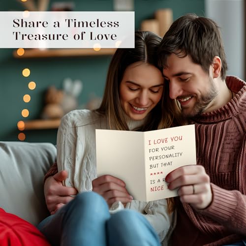 Funny Valentine's Day Card for Him, Husband, Boyfriend - Personality