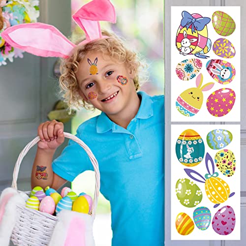 Easter Temporary Tattoos for Kids - 80+ Bunny & Egg Stickers