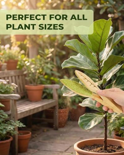 3-Piece Plant Leaf Cleaning Set with Microfiber Tongs & Gloves