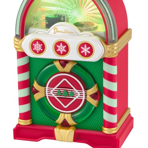 Jolly Jukebox Christmas Ornament - Musical Light-Up Holiday Decor