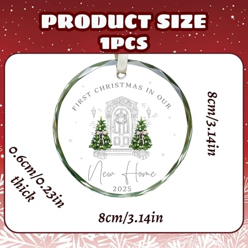 New Home Christmas Ornament 2025 Housewarming Gift for Couples
