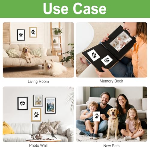 Echosari Inkless Baby Hand and Footprint Kit with 2 Frames - Medium 2 Pack