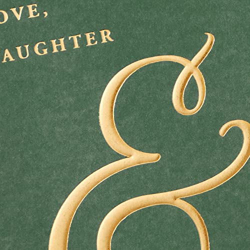Hallmark Signature Wedding Card - Love, Laughter & Ever After