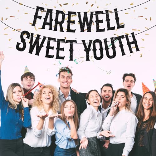 Funeral Farewell Sweet Youth Banner for Birthday Party Decorations