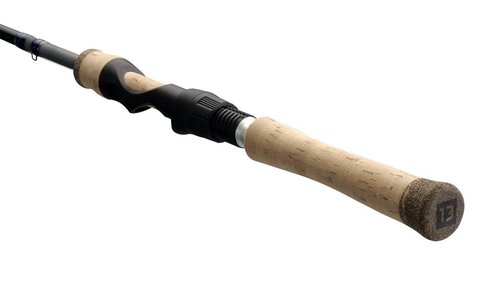 13 FISHING - Defy Silver - 6'6" UL Spinning Rod - 2pc - DEFSS66UL-2, Black