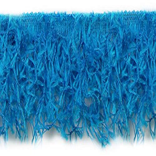 Expo International Hairy Gimp Trim, Turquoise, 48 Inches