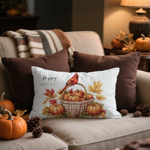 WitHero Fall Lumbar Pillow Cover - 12x20 Inch Double-Sided Print