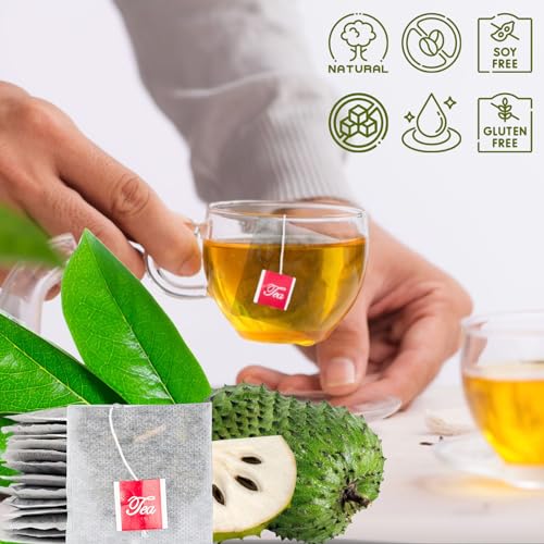 Soursop Leaves Tea Bags 30 Count - Pure Natural Guanabana Herbal Tea