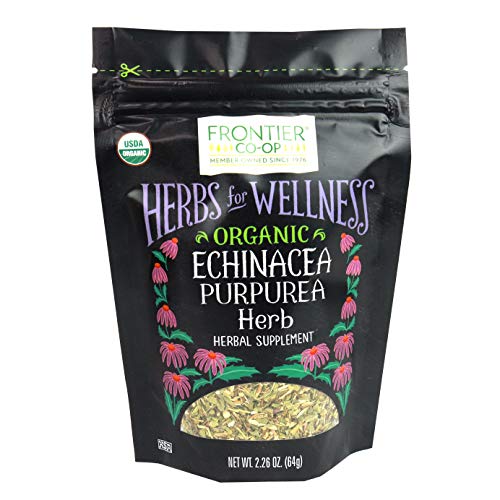 Frontier Co-op Organic Cut and Sifted Echinacea Purpurea Herb, 2.26oz