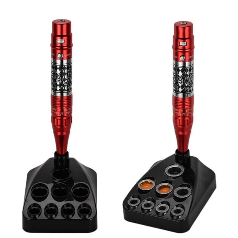 Tattoo Ink Cup Holder Stand Portable Pigment Tray for Salon & Mobile Artists