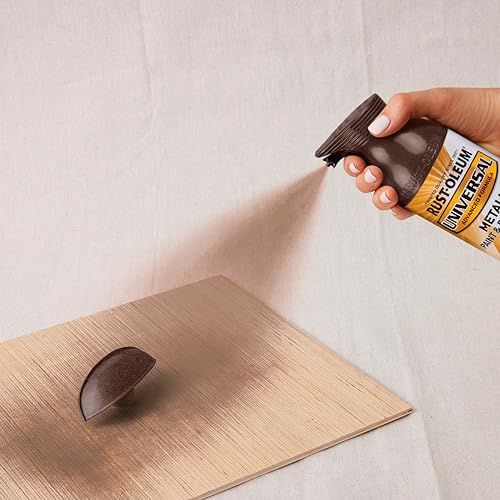Rust-Oleum Universal Metallic Spray Paint, Dark Mocha, 11 oz