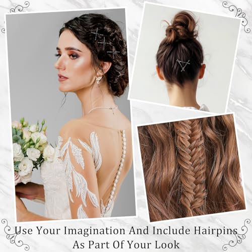 HJZHII Mini Black Bobby Pins 50pcs - 1.37 Inch Metal Wavy Hair Clips for Updos Buns