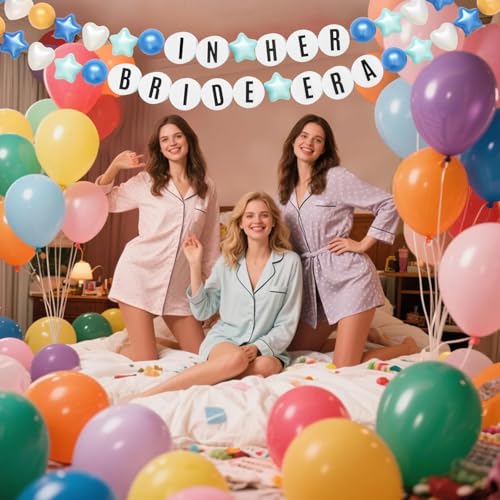 DIY Party Banner Kit - Pearl Blue Gold Singer Friendship Bracelets & Decorations