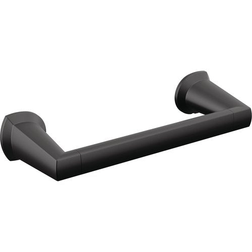 Delta Galeon (1-Pack) 8'' Towel Rack for Bathroom Matte Black Towel Bar for Bathroom Wall Hand Towel Holder Rod Wall Mounted Kitchen Towel Holder 77208-BL