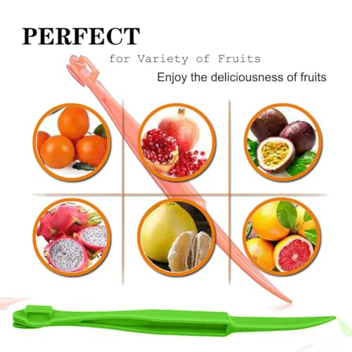 Citrus Peeler Tool Set - 2PCS Easy Fruit Slicer & Lemon Cutter