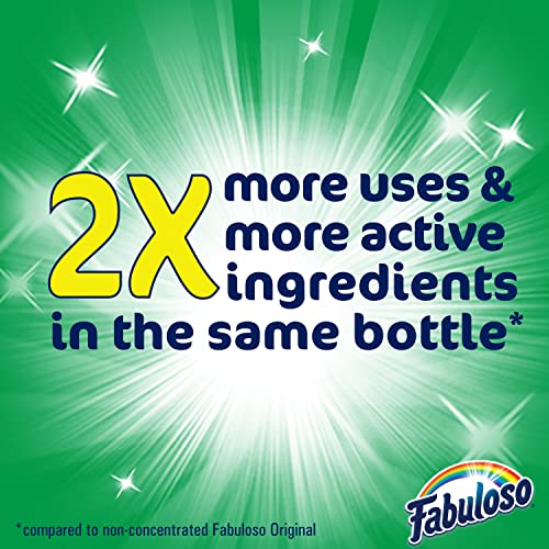 Fabuloso Multi-Purpose Cleaner Spring Fresh 56oz Pack of 2 | 2X Concentrated Formula