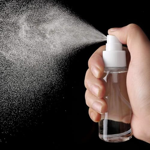 7 Pack 30ml Clear Plastic Spray Bottles Refillable Travel Containers
