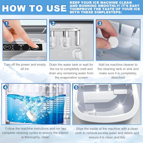 Universal Ice Machine Cleaner & Descaler Tablets - 24/36 Count