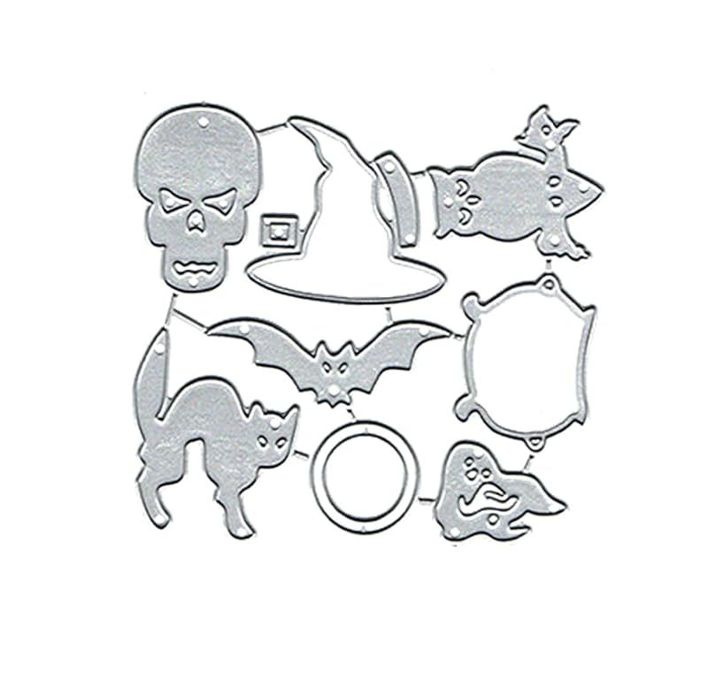 Halloween Metal Cutting Dies Set for DIY Card Making & Scrapbooking