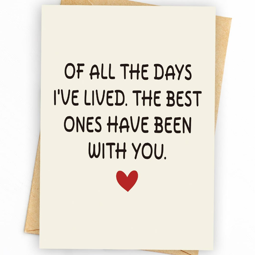 WowBefun Anniversary Card | Happy Anniversary Card & Gifts for Women, Men, Wife, Husband, Him, and Her | Valentine Day Gifts, Card, or Decorations | Wedding