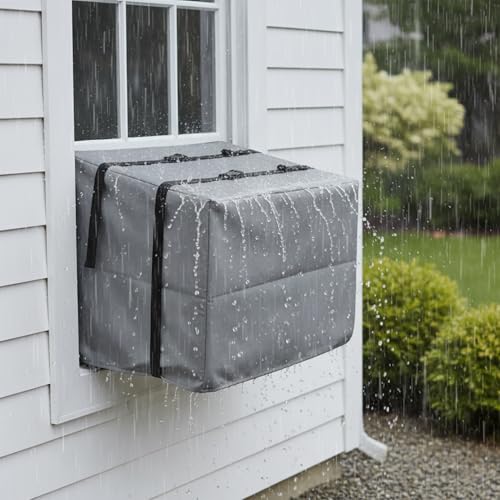 BNYD Waterproof Window Air Conditioner Cover - 21.5 x 16 x 15 Inch