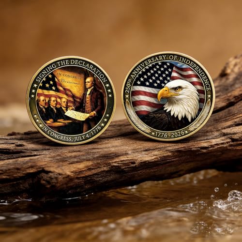 250th Anniversary Collectible Keepsake - Double-Sided Eagle & Signing Artwork